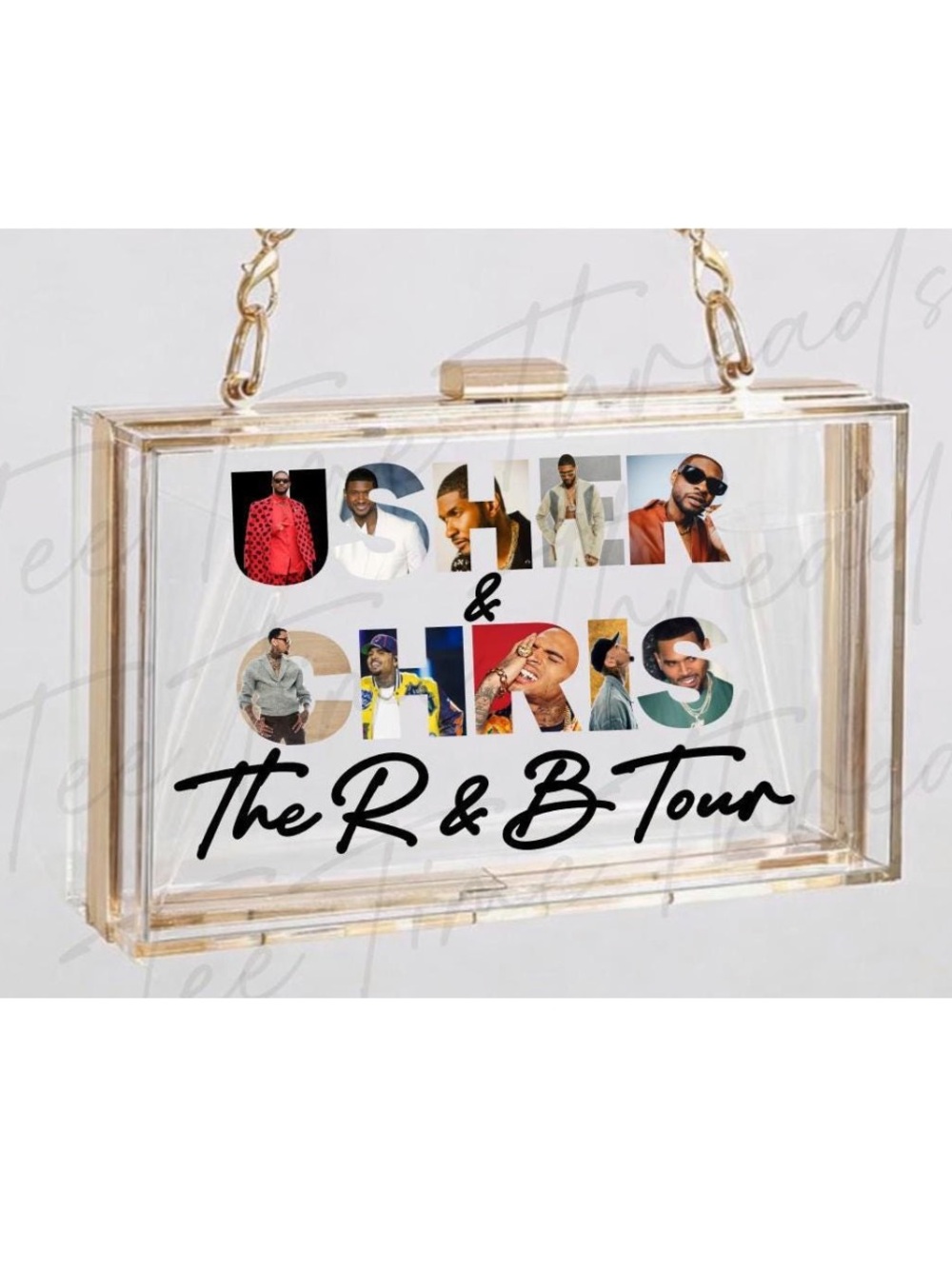 The R&B (Usher Raymond & Chris Brown) Concert Tour Clutch